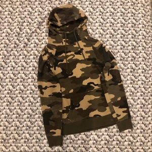 Camo Print Hoodie